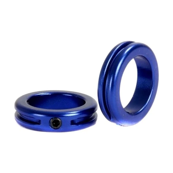 Замок на грипсы BMX  Stolen Lock Sand-blasted Dark Blue