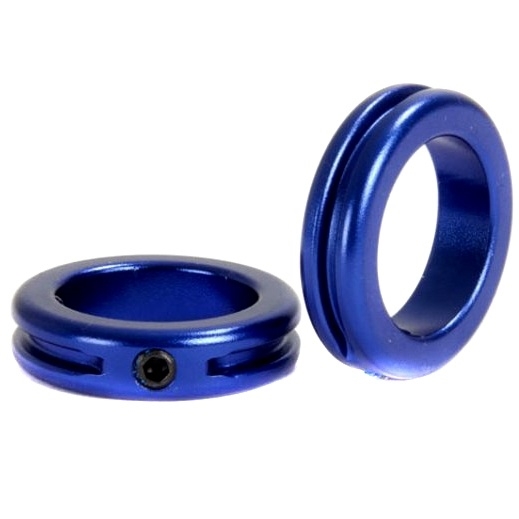 Замок на грипсы BMX  Stolen Lock Sand-blasted Dark Blue