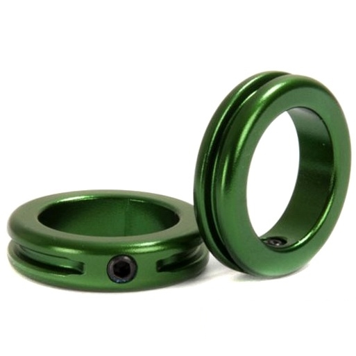 Замок на грипсы BMX  Stolen Lock Sand-blasted Green