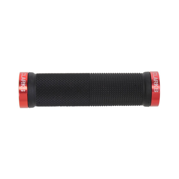 Грипсы Green Cycle GGR-424 130mm черный с двумя красными замками