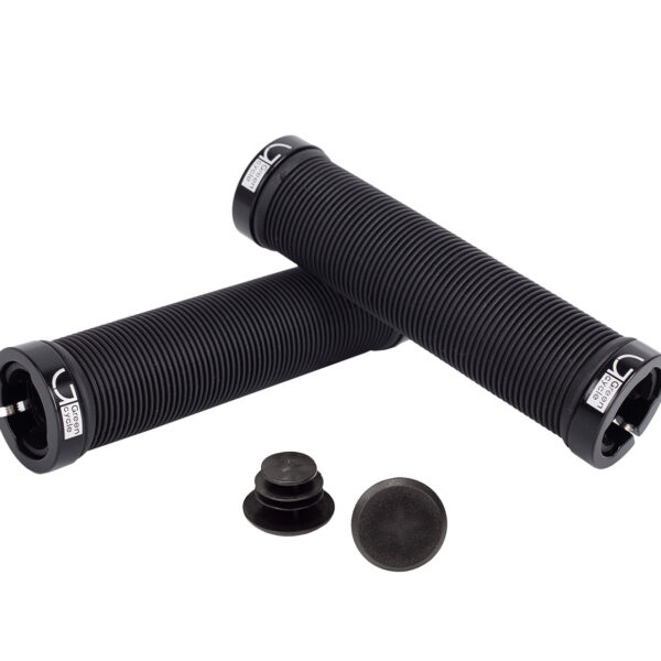 Гріпси Green Cycle GGR-421 130mm чорні з двома чорними замками