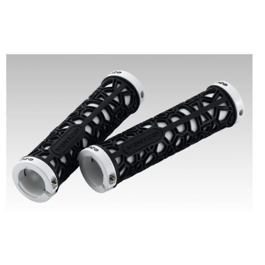 Грипсы VENZO VZ-E05-016 130мм резина с замками белые