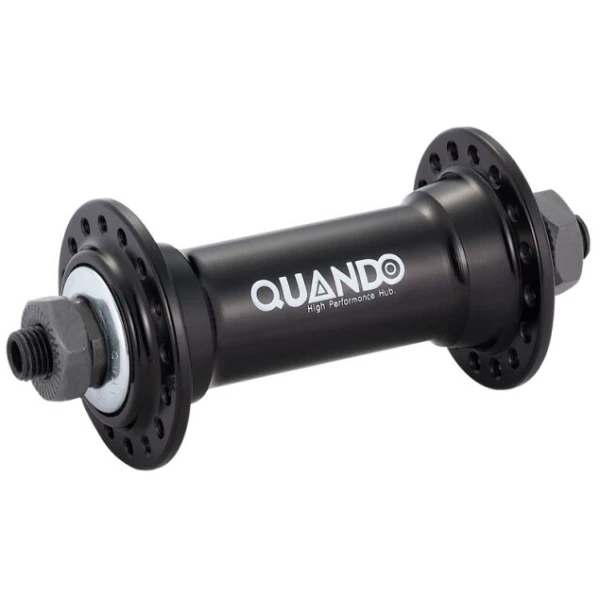 Втулка пер. Quando KT-A15F под V-brake 36H QR 108mm под эксцентрик алюмин черная
