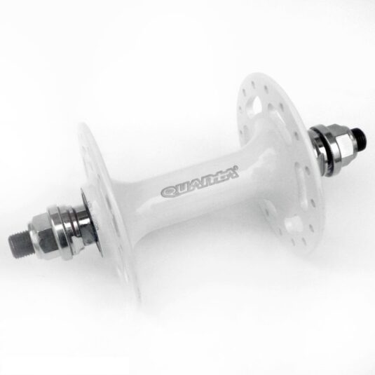 Втулка пер. Quando KT-DP6F 32H, nut 140mm для фікс, на гайках алюмін біла