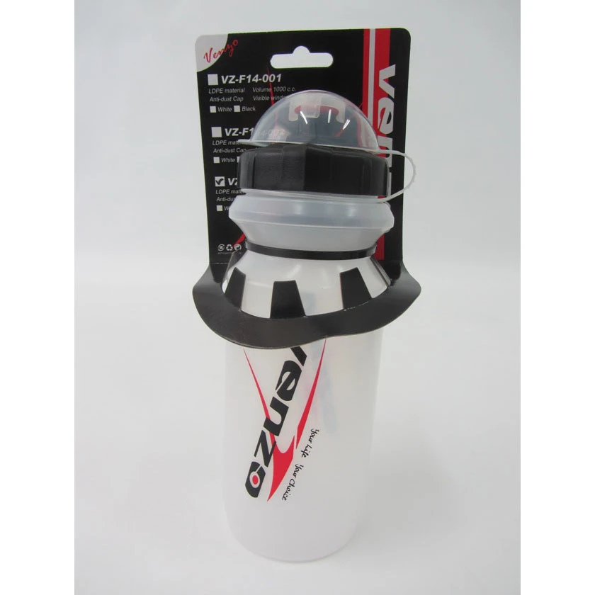 Фляга VENZO 500мл чёрная, белая, прозрачная 1 Фляга VENZO 500мл чёрная, белая, прозрачная