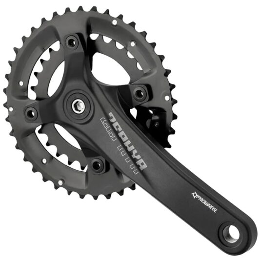 Шатуны SQ PROWHEEL ZEPHYR-501 22/36T под квадрат 9-ск. 175мм чёрные