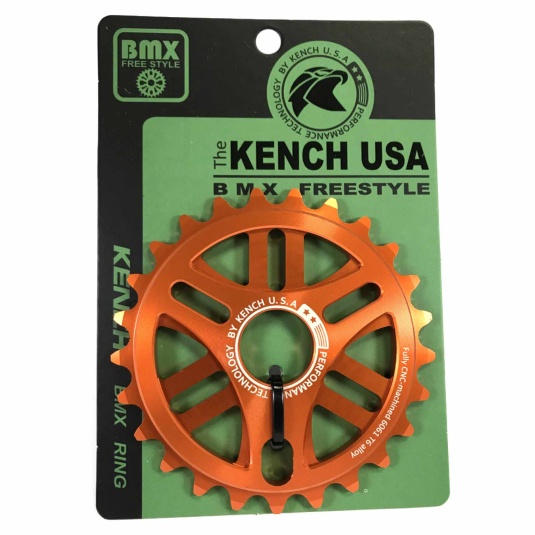 Звезда BMX  6mm 25T фрезерованная оранжевая