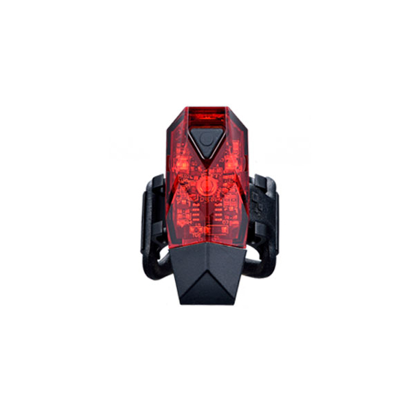 Мигалка задняя Infini MINI LAVA I-261R, 3 диода, 4 режима, USB кабель, с крепл.
