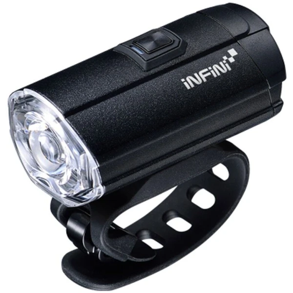 Фара передняя Infini TRON 300 I-281P-BK, 1 светодиод 3W, 6 режимов, USB кабель, с крепл.