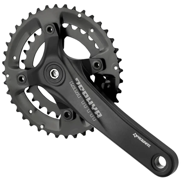 Шатуны SQ PROWHEEL ZEPHYR-501 28/40T под квадрат 9-ск. 175мм чёрные