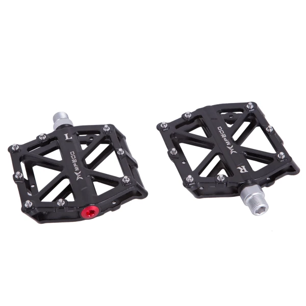 Педаль Al шир.платформа. Сменные шипы пром. подшипн. Mpeda AL-10 (черный)