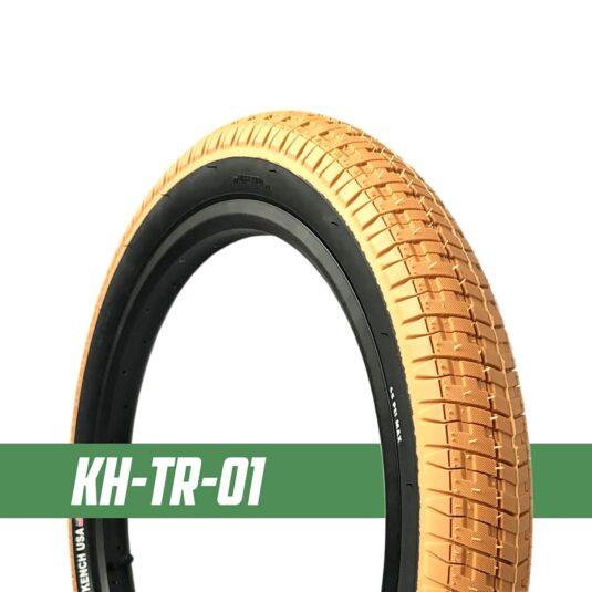 Покрышка BMX Kench 20”x2.30 черная-желтая 22TPI