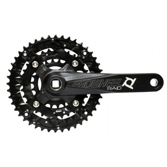 Шатуни SQ PROWHEEL RAID 401 N 22/32/44T під квадрат 170мм чорні