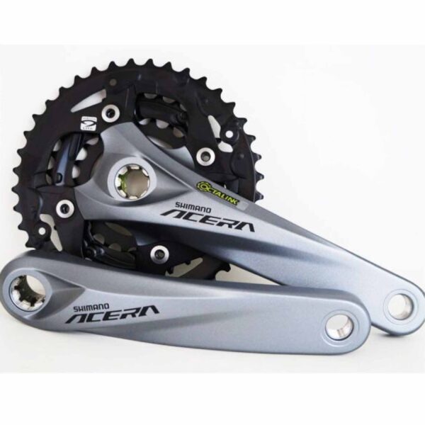 Шатуны SQ Shimano FC-M3000 L ACERA 22/30/40Т 9-ск 175мм под квадрат серые