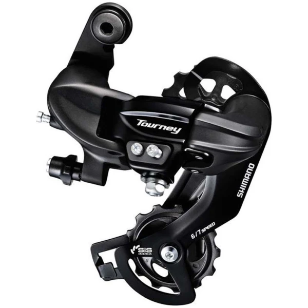 Переключатель задний Shimano Tourney RD-TY300D Болт 6-7 скоростей