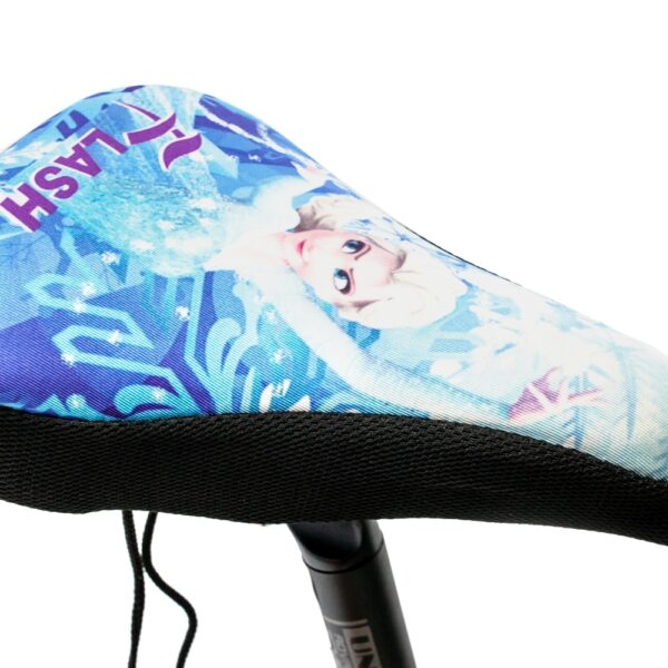 Накладка на детское седло FROZEN с гелевым наполнителем 200*150mm черно-голубая (черно-голубой)
