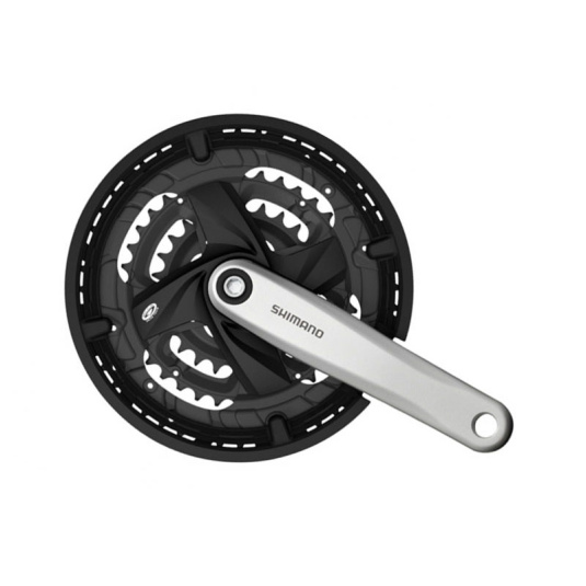 Шатуны SQ Shimano 371 - 26/36/48T 9-ск.170мм под квадрат