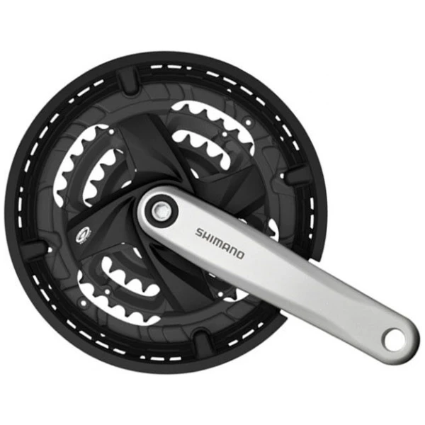 Шатуны SQ Shimano 371 - 26/36/48T 9-ск.170мм под квадрат