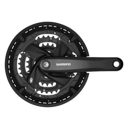 Шатуны SQ Shimano 371 - 22/32/44T 9-ск. 170мм под квадрат