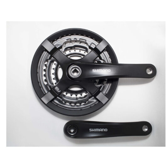 Шатуны SQ Shimano  FC-TY501 42/34/24T 9-ск. под квадрат черные