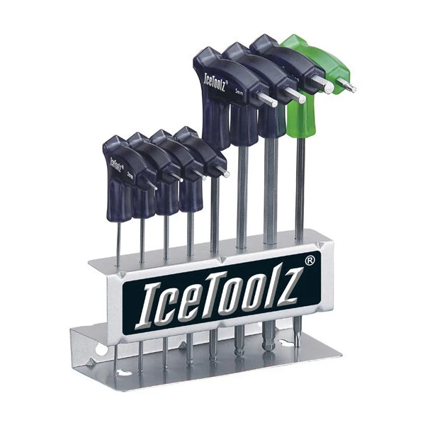 Набор ключей Ice Toolz 7M85 шестигранников д/мастер. с рукоятками и закругленным концом