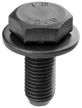 Болт в каретку BAS05 M8*P1*16.5L Chromoly Black, 2Pcs SUN RACE