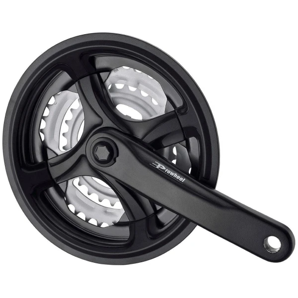 Шатуны SQ PROWHEEL TY-CN99 28/38/48T под квадрат 170мм чёрные