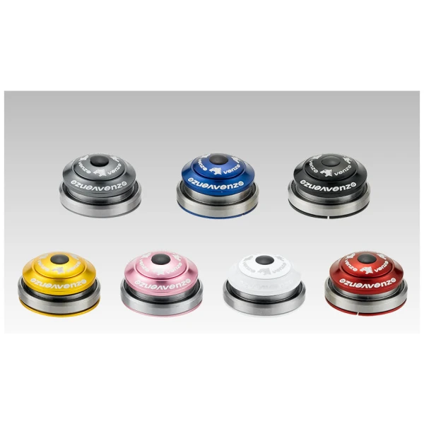 Рулевая колонка 1-1/8"VENZO полуинтегрированная, пром. чёрная