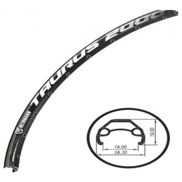 Обод 26" DISC WEINMANN Taurus 2000 32 отв.  чёрный