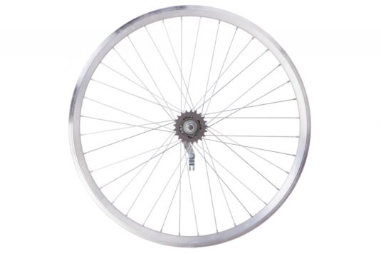 Колесо задн. VLT 28" дорожн. обод двуст. AL 36H silver; Втулка ST VELOSTEEL (Чехия)