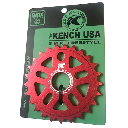 Зірка BMX Kench 6mm 25T червона #2