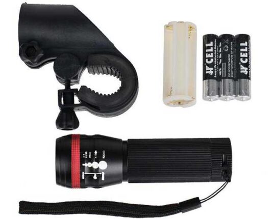 Фара передня ProX Torch 500Lm 3xAAA, чорна (A-O-B-P-0190)
