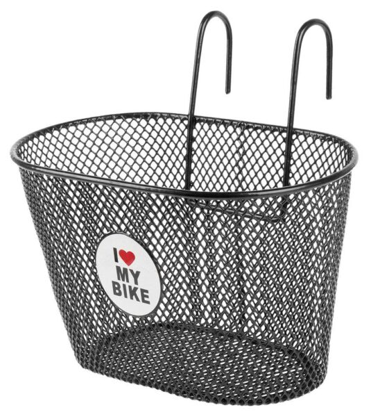 Корзина передня I love my bike Черный  (A-PZ-0052)