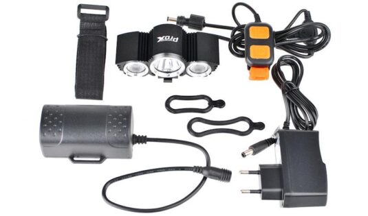 Фара передня ProX Polaris 3xCree з пультом чорний (A-O-B-P-0319)