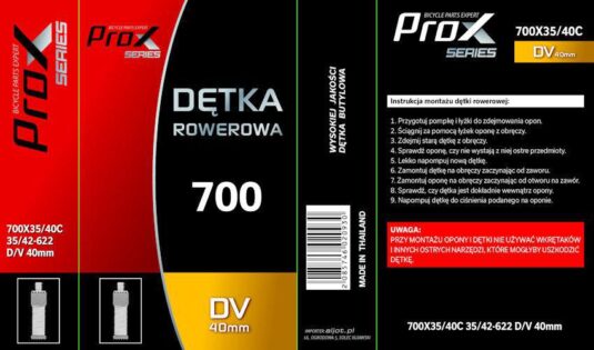 Камера Prox 700x35/40С 35/42-622 DV 40 мм. (O-D-0127)