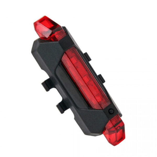 Задня фара BauTech DC-918/AQY-093, акумулятор. Li-ion, micro USB, червоний (DC-918-red)