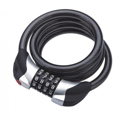 Замок Spencer ZS7615 LED кодовий 12 х 1800мм чорний (ZS7615)