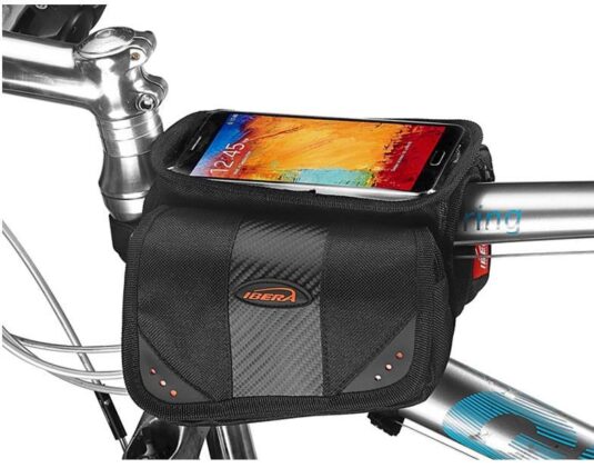 Сумка на раму Ibera TB7 Top Tube чорна (SAI042)