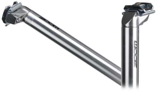 Підсідельна труба Zoom SP-C208 31.6мм, 350мм сріблястий (C-WS-0155)