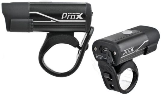Фара передня ProX Hydra Cree + 2Led 400Lm USB чорна (A-O-B-P-0338)