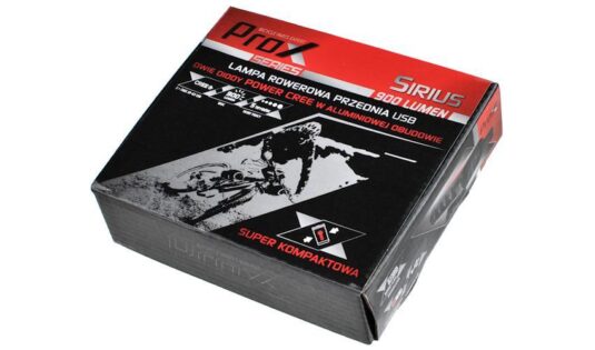 Фара передня ProX Sirius 2xCree XP-G3 900Lm USB чорна (A-O-B-P-0349)
