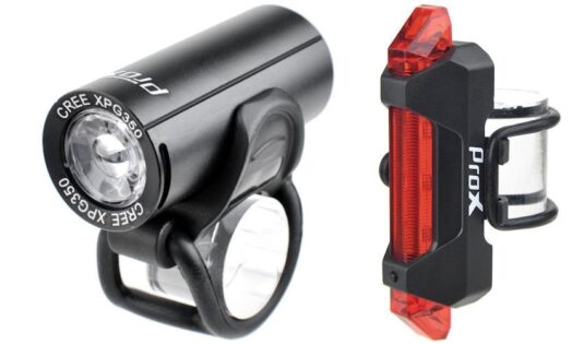 Комплект фар ProX Pictor Cree Set 350 + 10 Lm USB чорний (A-O-B-P-0346)