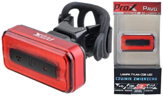 Фара задня ProX Pavo Cob Led USB з червоним датчиком (A-O-B-P-0343)