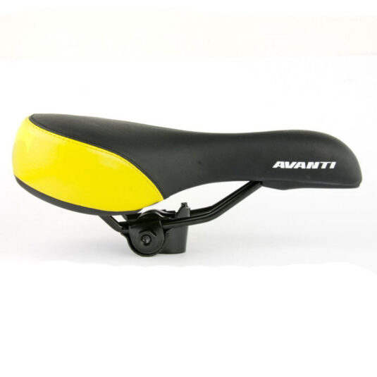 Сідло Avanti AVY-6690 чорний/жовтий (6690-black-yellow)