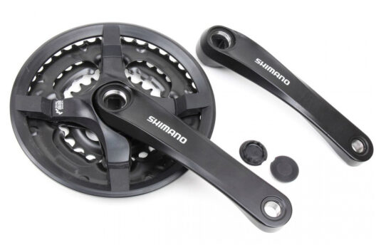 Шатуны Shimano FC-TY501 42/34/24Т, 170 мм, черный (fc-ty501-42)