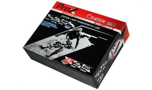 Комплект фар ProX Crater Cree + Iris, 50Lm чорний (A-O-B-P-0356)
