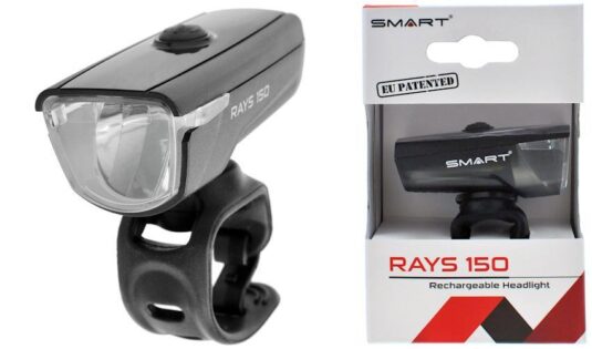 Передня фара Smart BL192W Rays 150 Lm. Cree USB, чорний (A-O-B-P-0386)