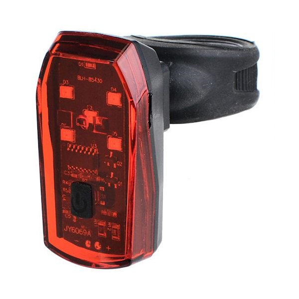 Фара задняя X-Light JY-6069A 5x0.5Watt 2 x AAA, красный (A-O-B-P-0330)