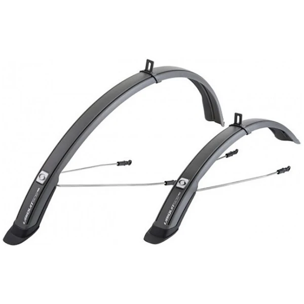 Крила Simpla Ubiquit SDL 28" 50мм сірий/чорний (BLK078)