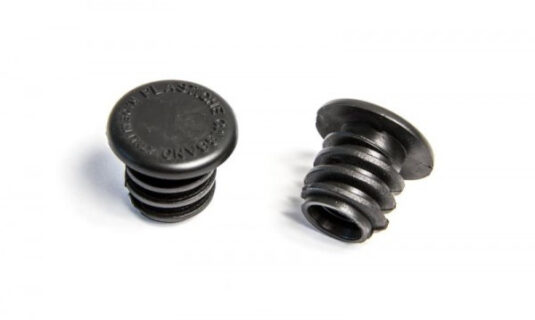 Заглушки в руль Progrip, пара, пластиковые, черный (CC17860)